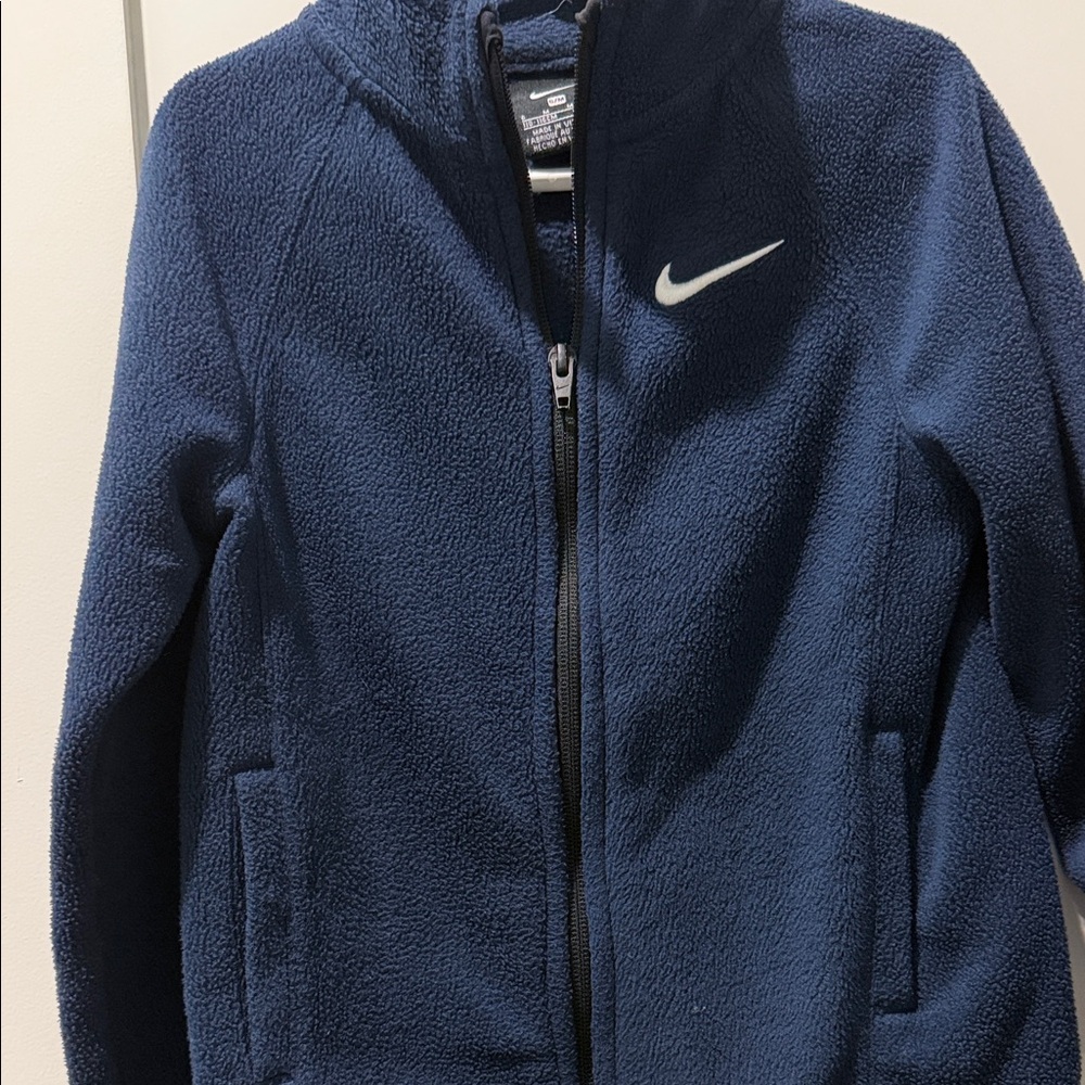 Nike Kids Navy Blue Full Zip
Fleece Jacket Size 6